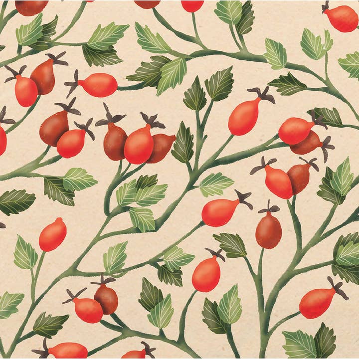 Hagebutten Serviette 33x33 Öko for wholesale by ppd Paperproducts Design GmbH