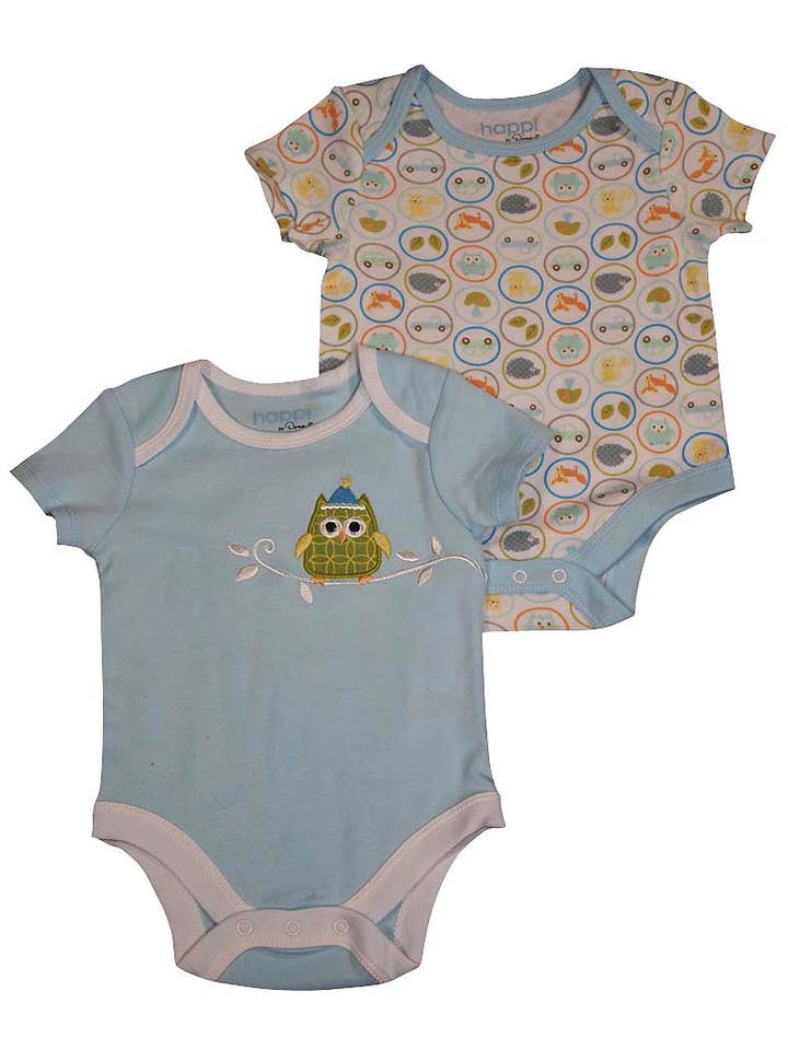 Eastern Off Price - Wholesale Rompertje - Baby - Happi by Dena Baby Jongens Newborn Korte Mouw Romper 2 Stuks4