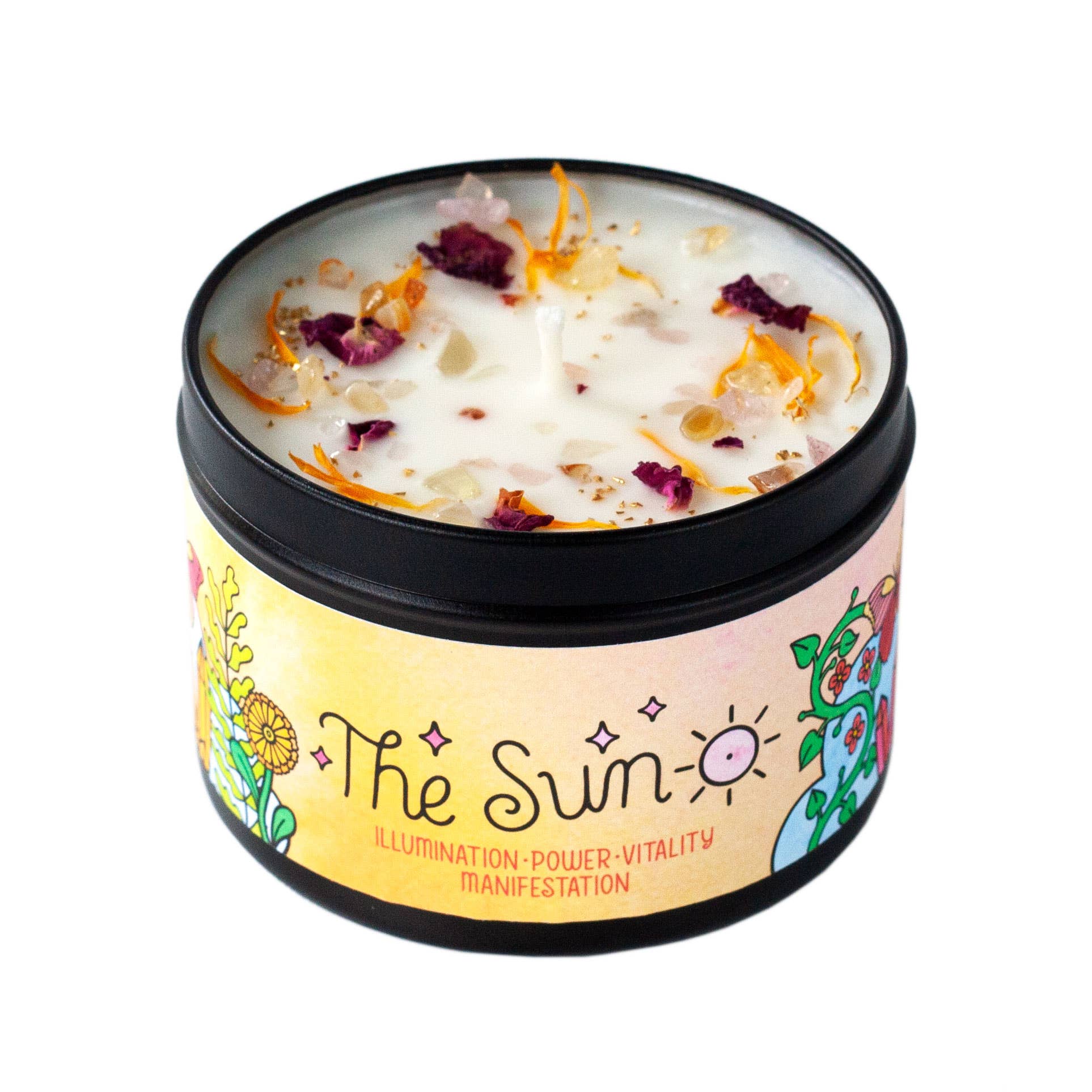 Rachel Beyer - Wholesale Travel Candles - The Sun Aromatherapy Soy Candle - Orange Floral8