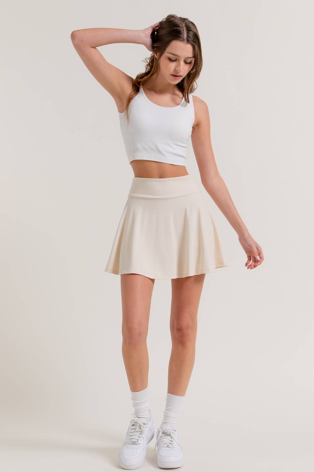 Active Basic | Active USA - Wholesale Athletic Skirt - Women's - Flare Workout Mini Skirt19