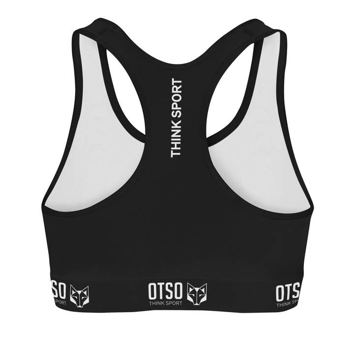 OTSO - Wholesale Athletic Top - Women's - Sports bra - Onyx Black1