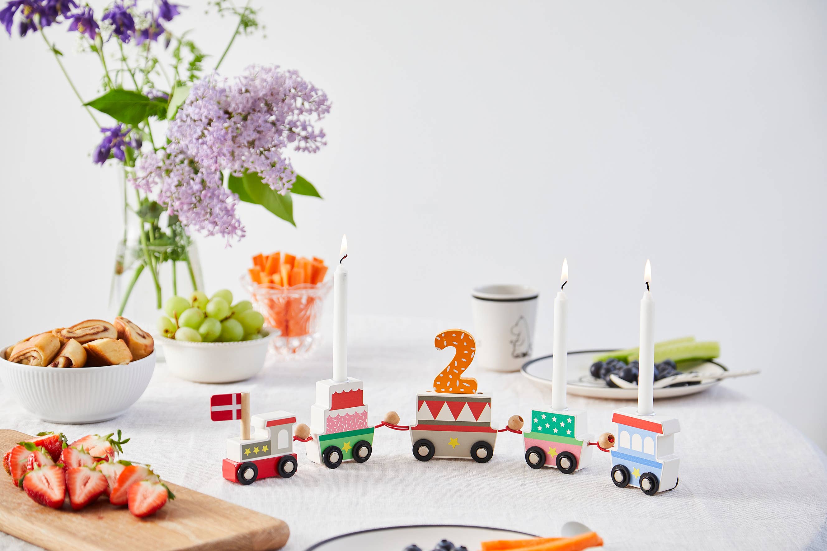Barbo Toys - Wholesale Decal - Party Decorations - Birthday Train (Scandinavian flags included)6
