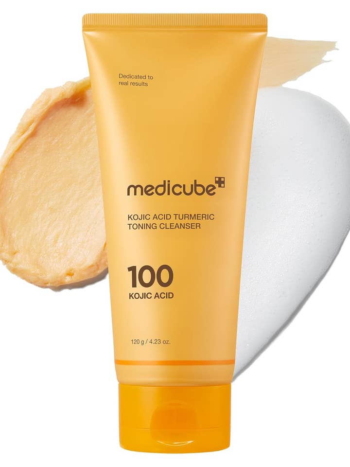 Medicube KOJIC ACID TURMERIC TONING CLEANSER 120g for wholesale by Coastside Skin