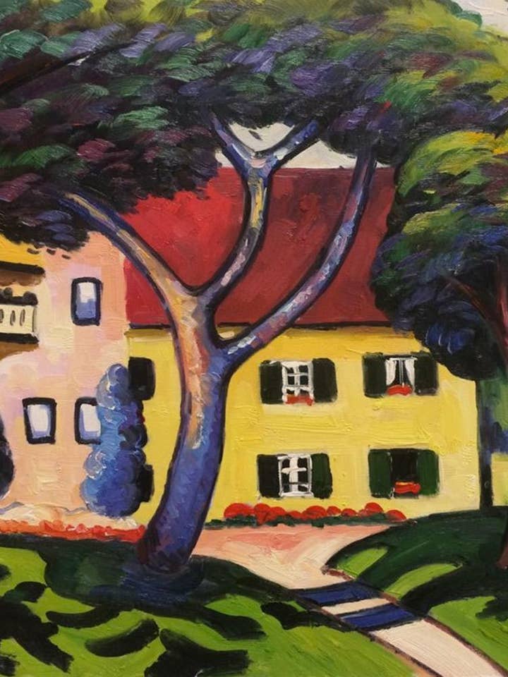 Huis in een landschap voor wholesale door La Pastiche