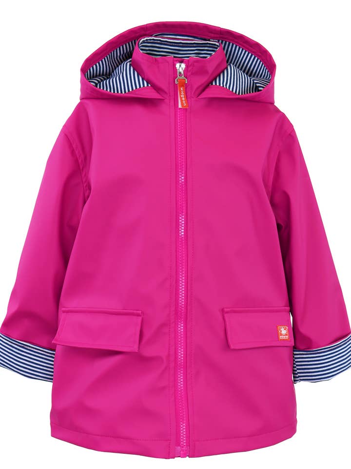Impermeable Unisex Widgeon Rosa Intenso, Cremallera Frontal, Capucha R200 para venta al por mayor de American Widgeon