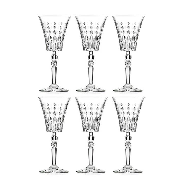 Barski - Vendita all'ingrosso Bicchieri da vino - Bicchiere da vino rosso Marilyn, 8,75 oz. Set di 6
