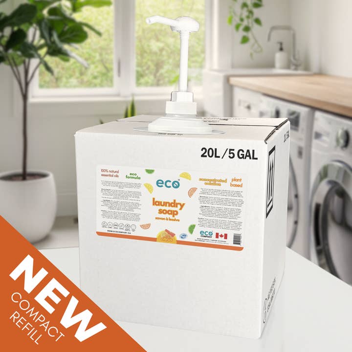 Vaskemiddel - Citrus (20L genopfyldningsboks) for engroshandel hos Eco Company