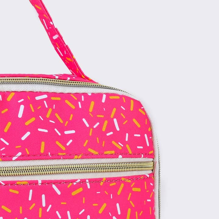 sassy kids palace - Wholesale Lunch bag/box – Kids - Pink Ice Cream Drip Canvas Lunch Boxes Bag2