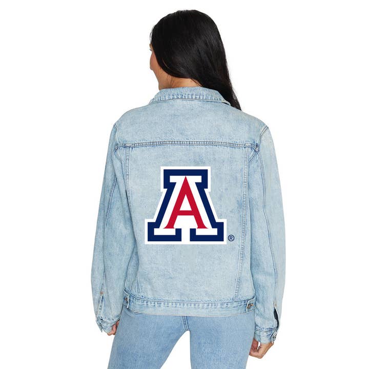University of Arizona Denim Jacket for wholesale by Lojo Collegiate Apparel