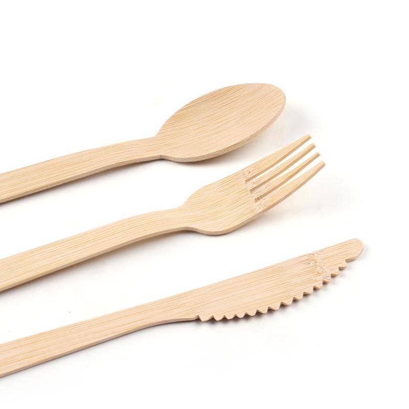 Coucou Bamboo – wholesale Disposable servingware set – Disposable Bamboo Utensils, Party Spoons3