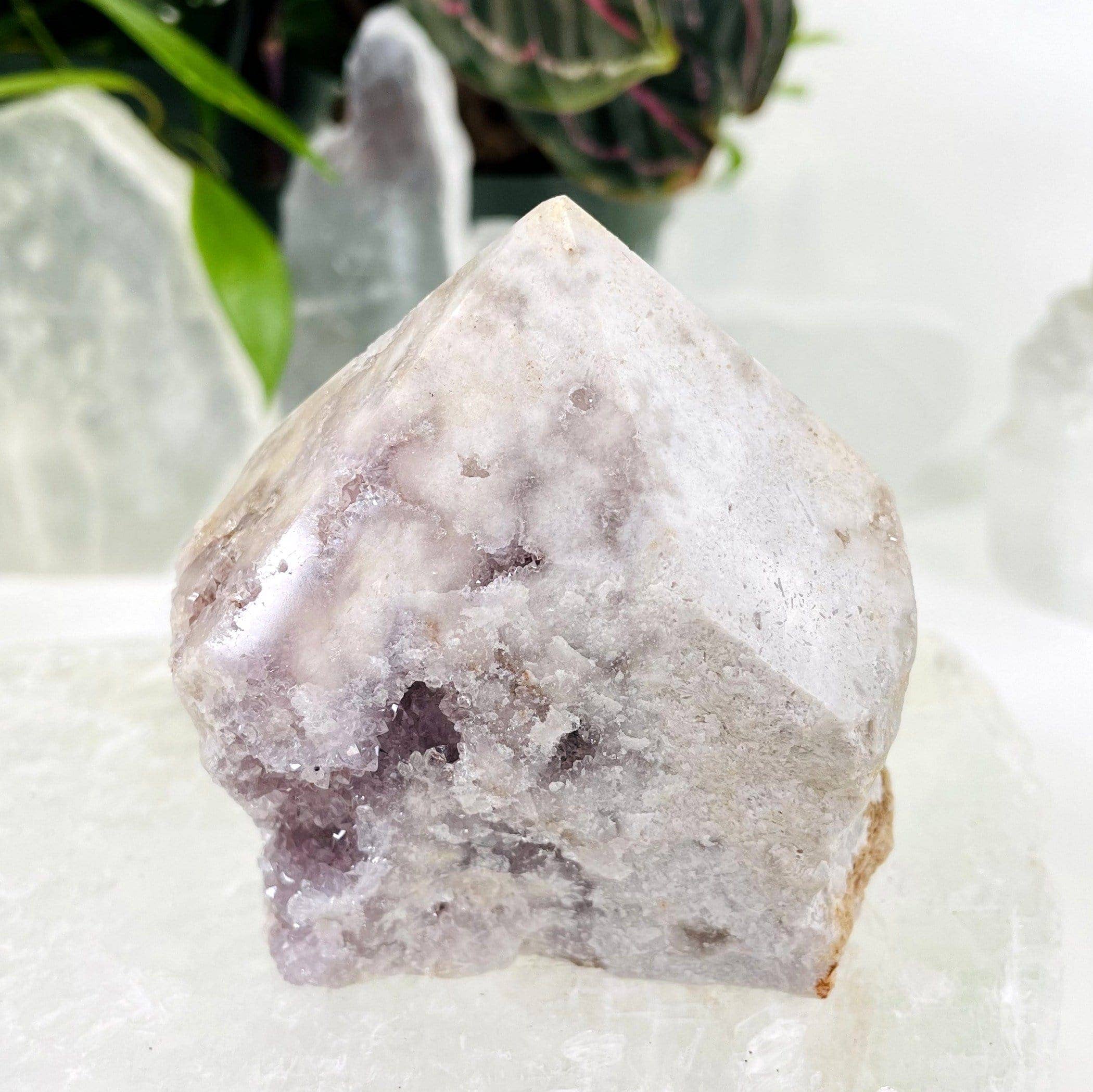 Rock Paradise - Wholesale Spiritual Stone/Crystal - Crystal Pink Amethyst Semi-polished Point by Weight3