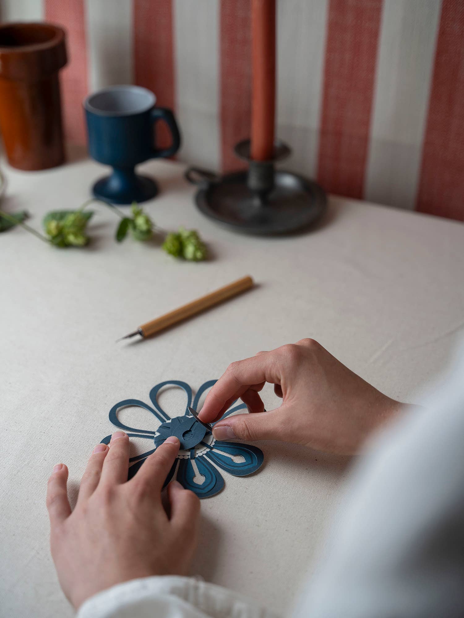 Blue MAGIC flower-antique for wholesale on Faire3