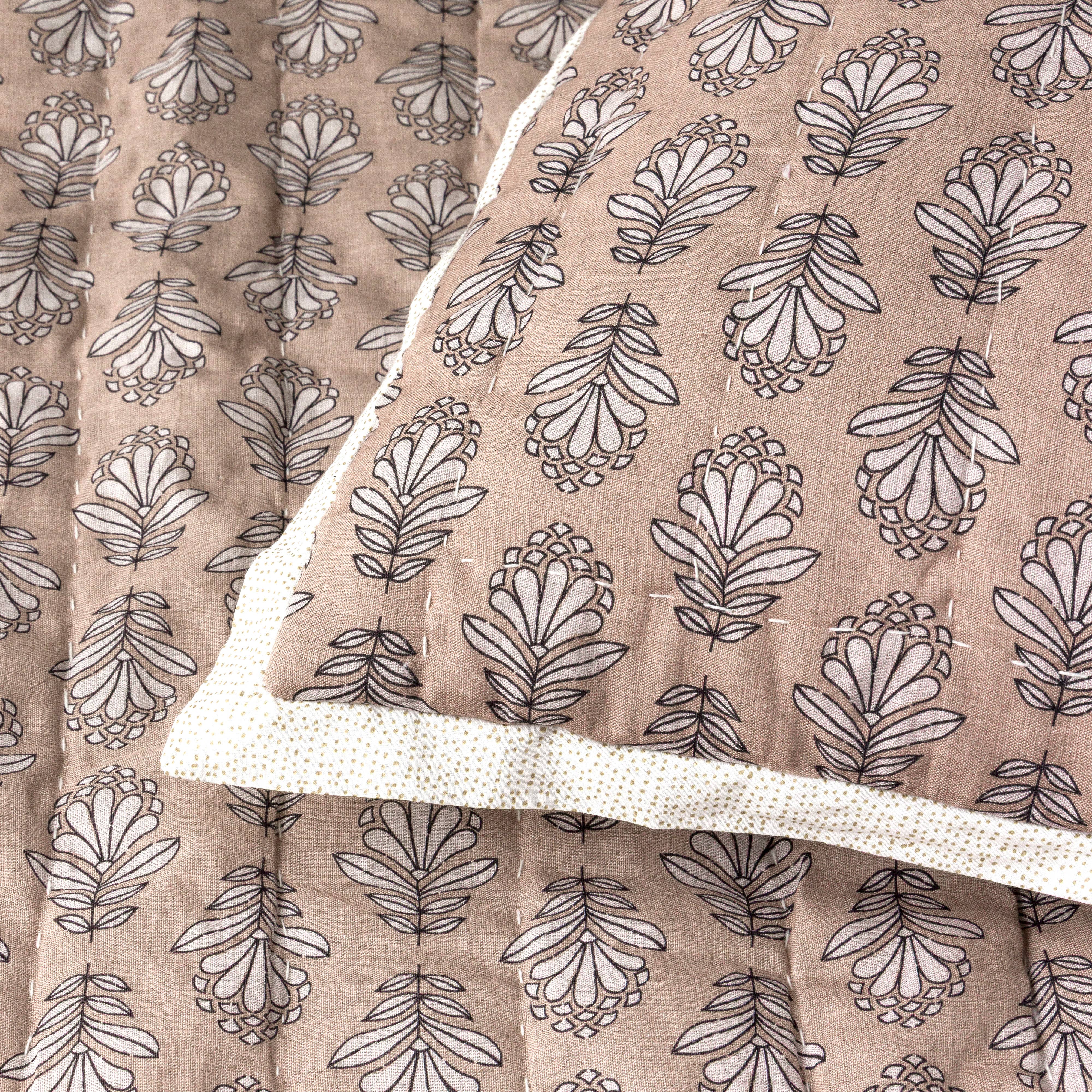 Co.House Designs - Wholesale Quilt - Charlie Block Print Quilt6