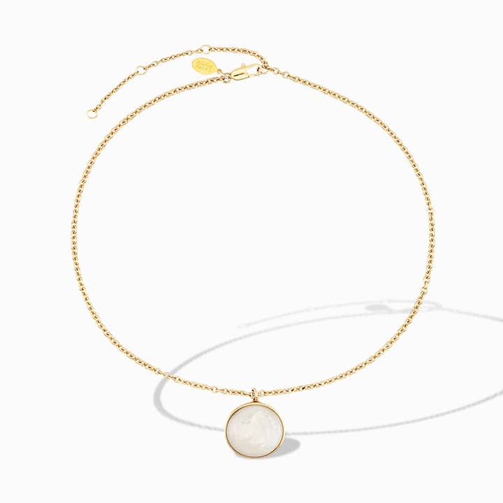 Mother of Pearl Necklace for wholesale by Laura Foote Designs