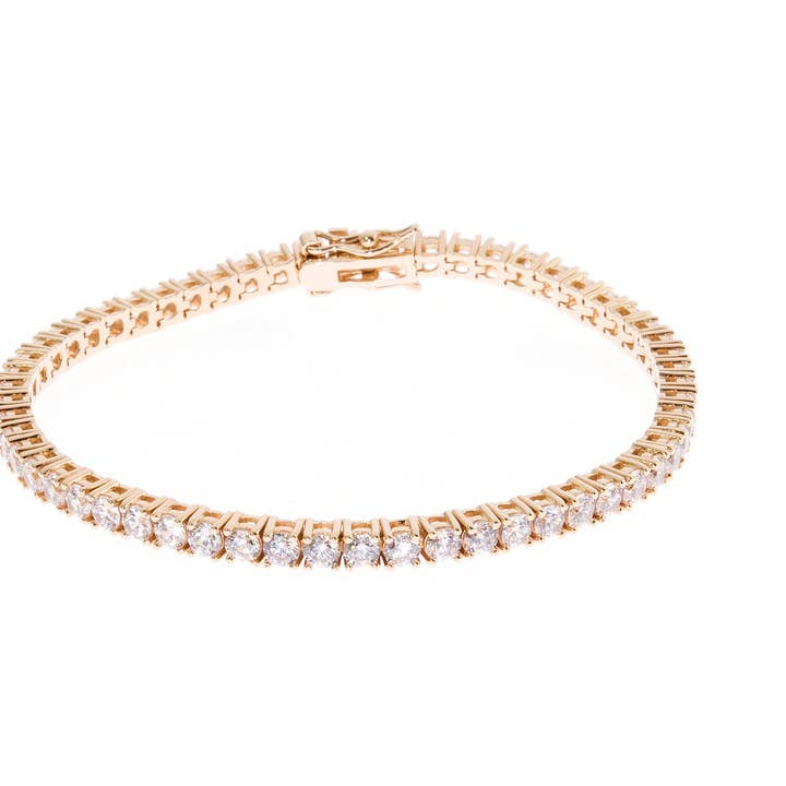 Bracciale Tennis Carla Gold per la vendita all'ingrosso da parte di Cachet London