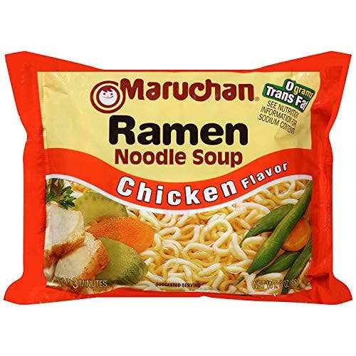Shop The King - Wholesale Ramen - Maruchan CHICKEN FLAVOR Ramen Noodle Soup 3 oz