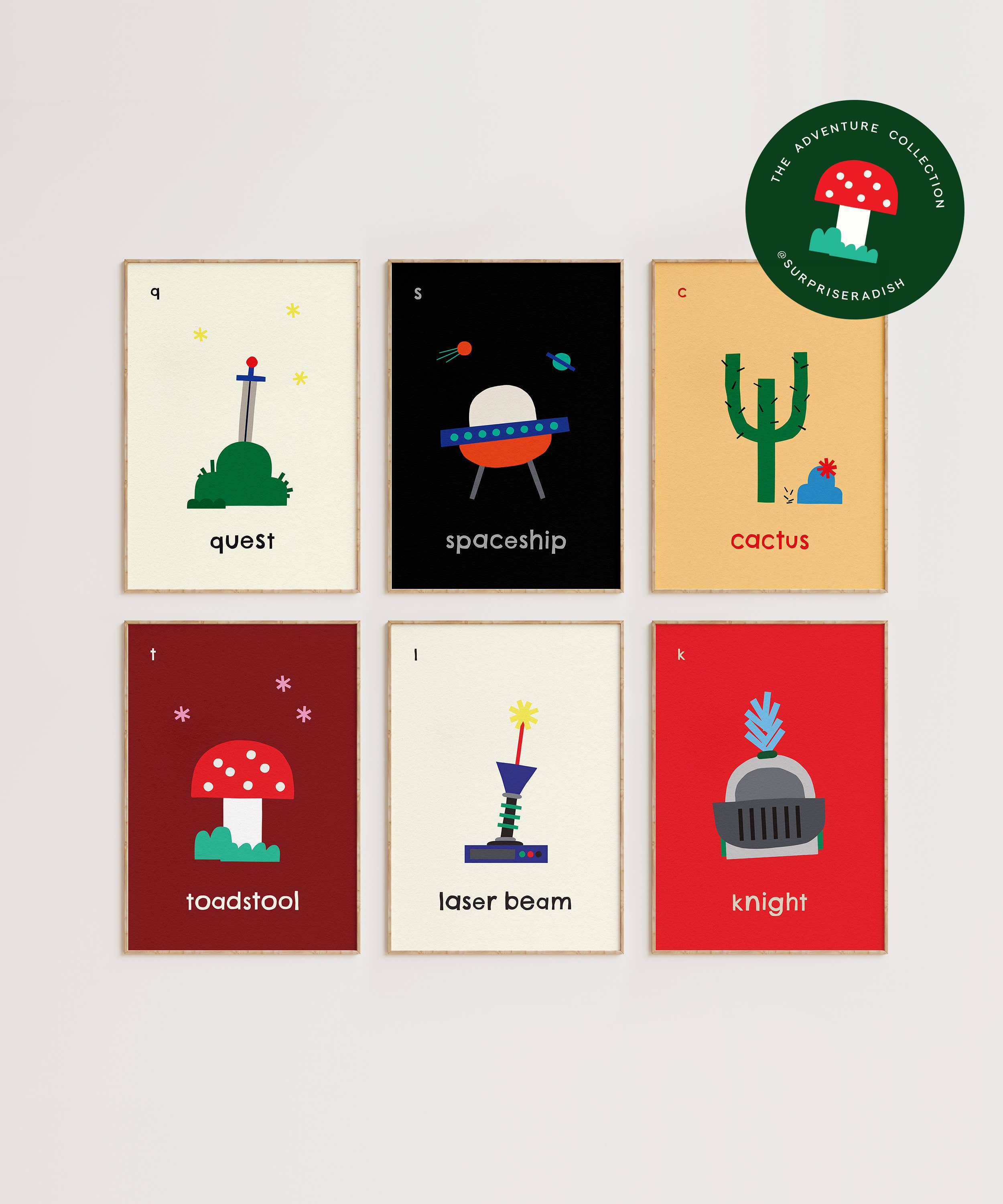 Surprise Radish - Wholesale Art Print - Quest Art Print6