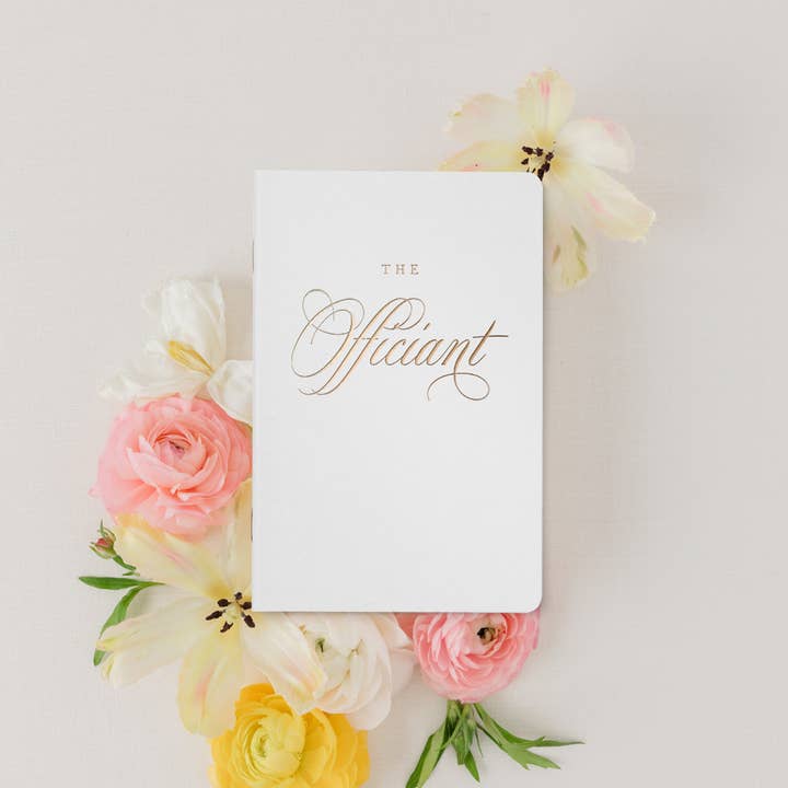 Officiant Wedding Book | Gift for Officiant | Ceremony Book for wholesale by blush paper co
