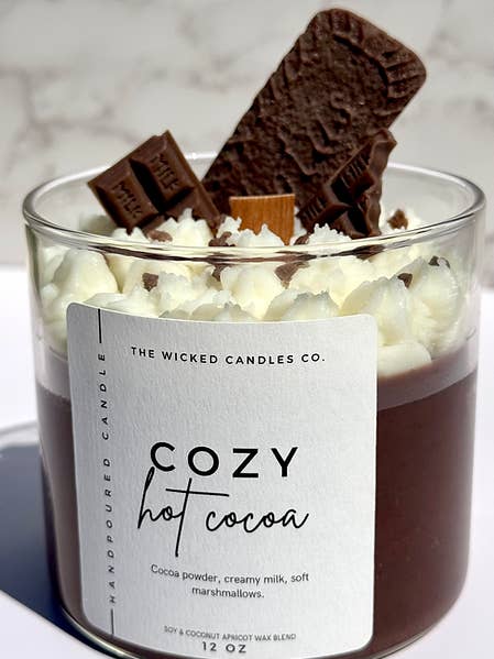 Cozy Hot Cocoa for wholesale by The Wicked Candles Co.