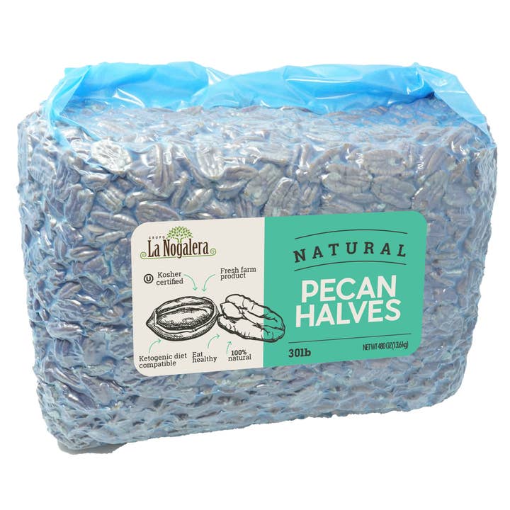 Shellers - Wholesale Nuts - 30 Lbs Natural Pecan Halves2
