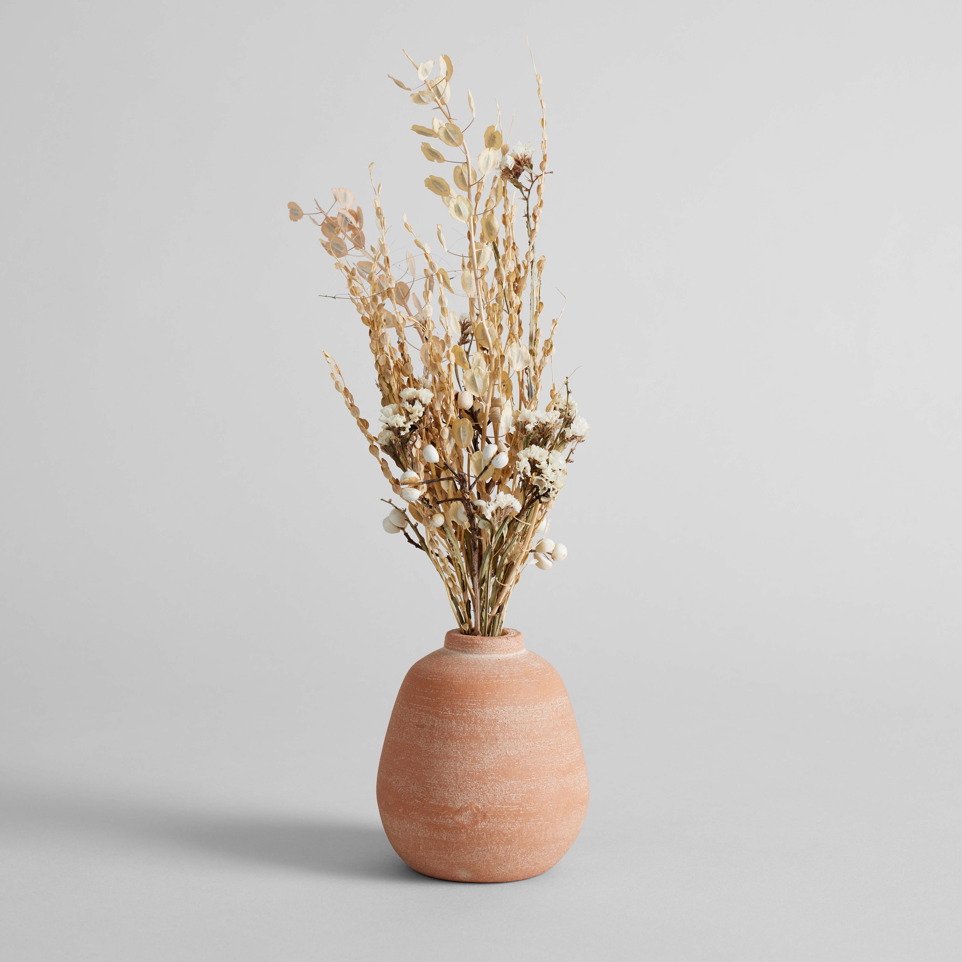 Bloomist - Vendita all'ingrosso Vasi - Vaso rustico in terracotta con finitura whitewash0
