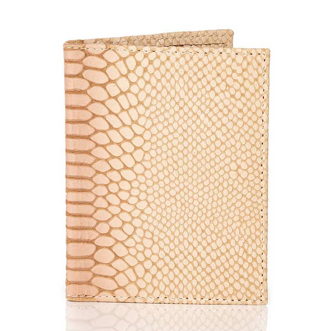 Benenate - Wholesale Passport Case - Women's - Ivory Python 10:10 Passport Wallet0