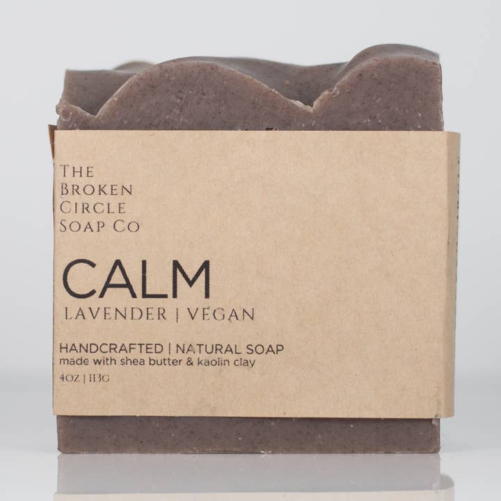 The Broken Circle Soap Co - Wholesale Bar Soap - Calm | Lavender Soap | Calming Natural Bar0