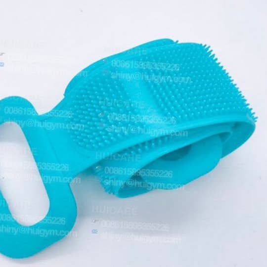 Mix Match Colors Dual Sided Exfoliating Personal Back Body Scrubber with Belt Handle for wholesale on Faire7