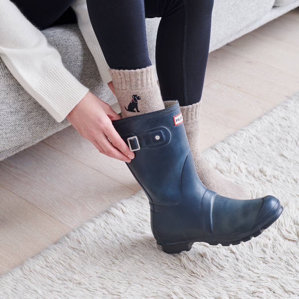 Sweet William Designs – wholesale Socks – Unisex – Dog Walking Socks - Cocker Spaniel (Black)1