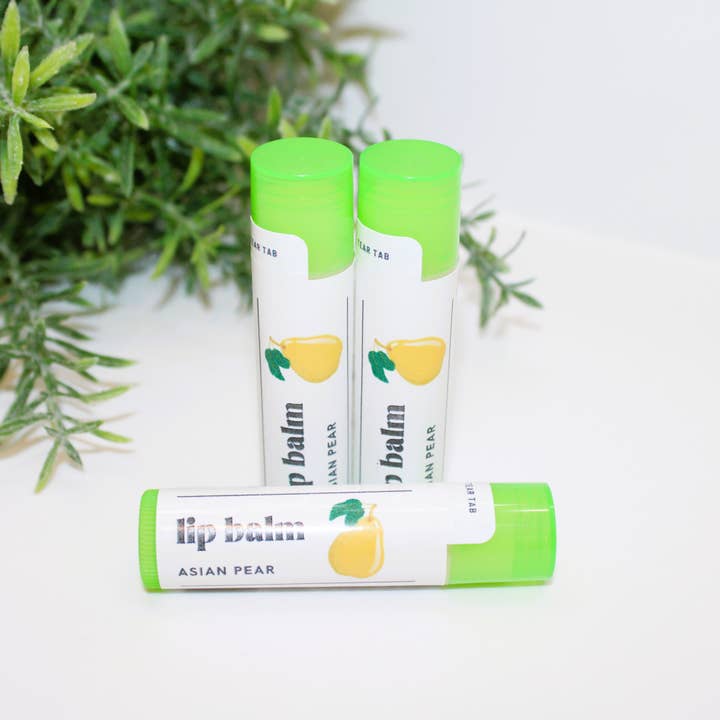 Baba Yaga Designs LLC - Wholesale Lip Balm - Asian Pear Lip Balm, Natural Pear Chapstick, Lips Smacker