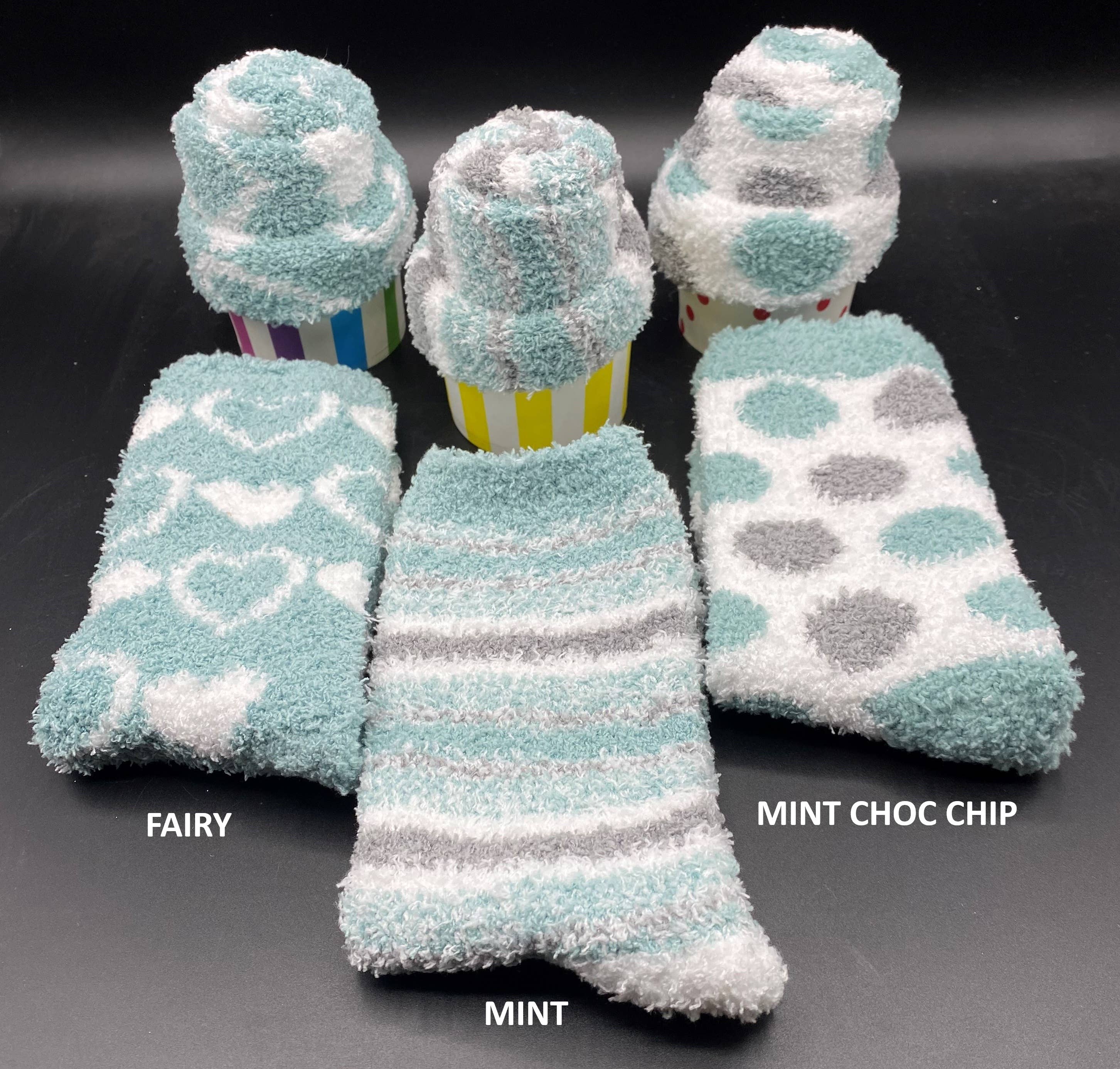 KCK Gifts - Wholesale Socks - Women's - FLUFFY SOCKS CUPCAKE1