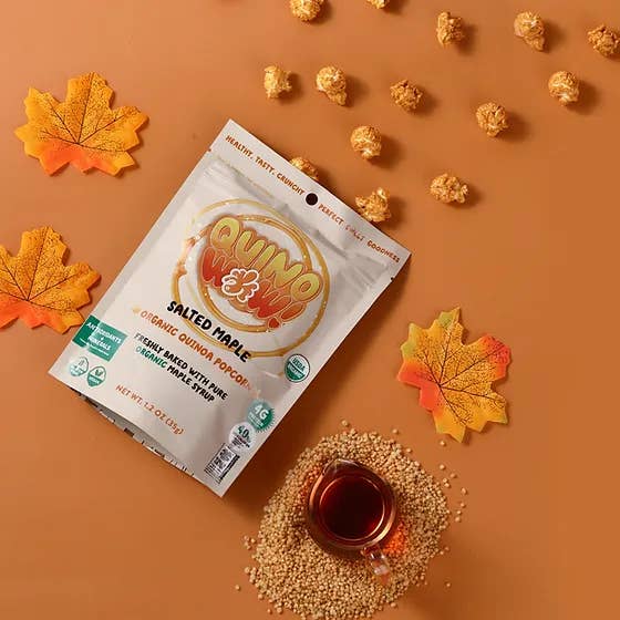 Better Together Foods - Wholesale Popcorn - QuinoWow! Organic Quinoa Popcorn - Salted Maple