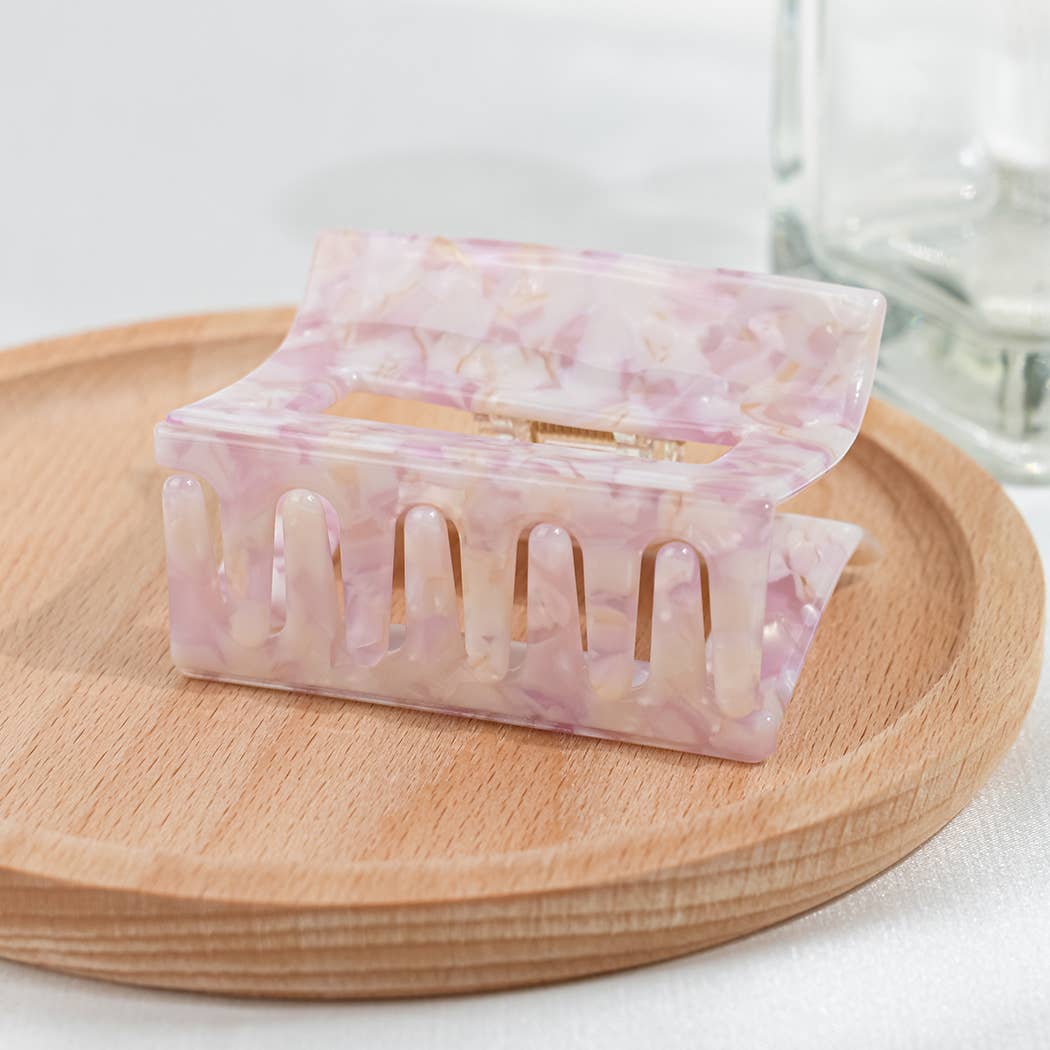 TheDivaSoap - Vendita all'ingrosso Fermaglio per capelli - Donna - Pinza per capelli intagliata a forma di tartaruga marmorizzata12