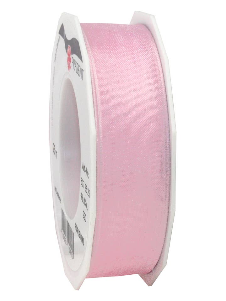 Organza Four Seasons 25-m-Rolle 25 mm hellrosa mit für den Großhandel von C.E. PATTBERG GmbH & Co. KG