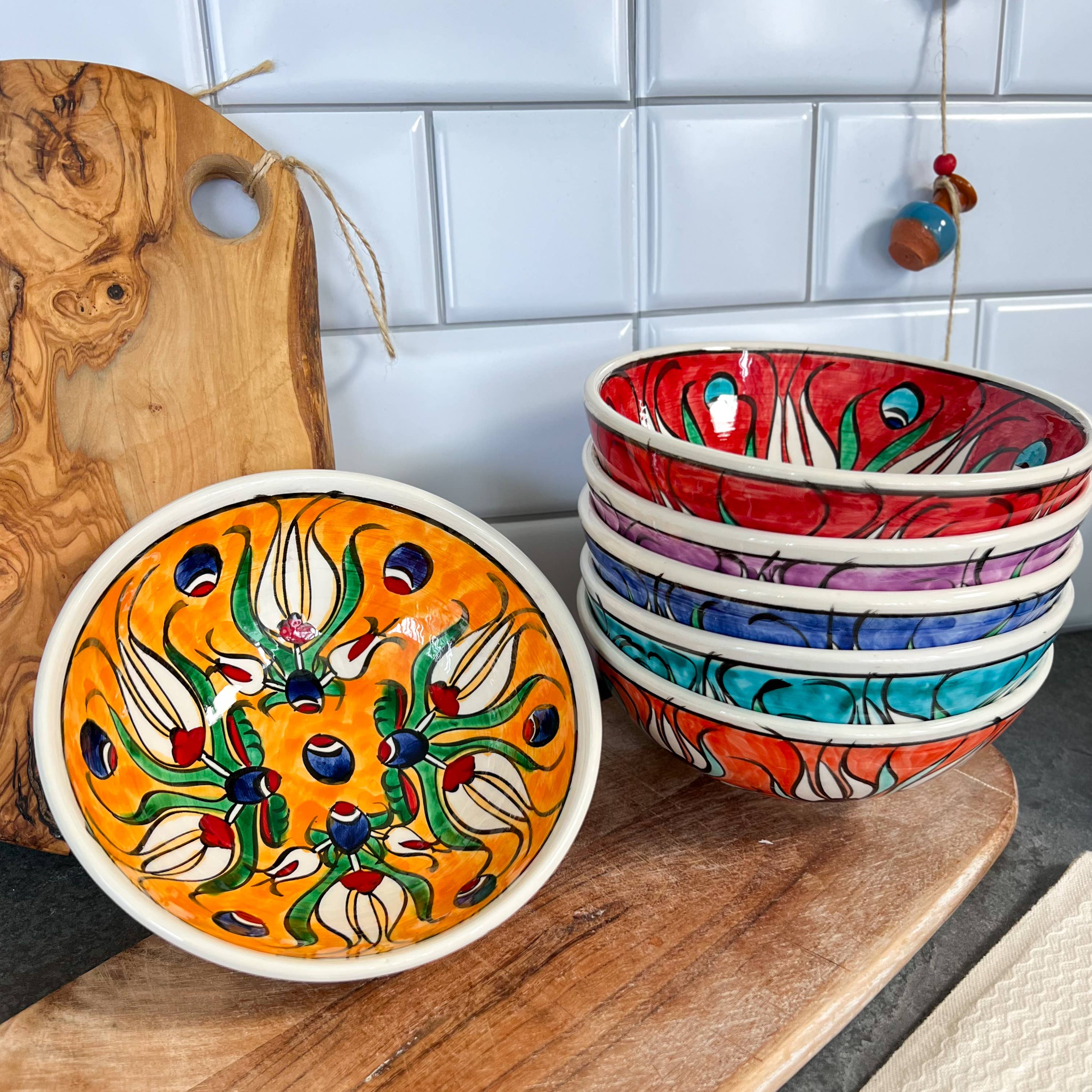 Umays Boho - Wholesale Bowl - Large Ceramic Bowl, Handmade Ceramic Bowl, Kitchen Decors3