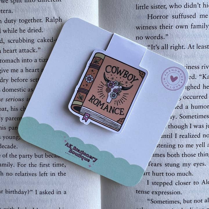 AK Stationery Boutique – Marcador por atacado – Marcador Magnético Cowboy Romance0