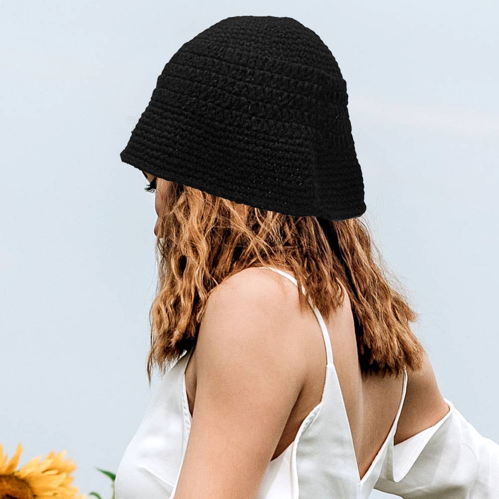 Sensibling Corp. - Vente Bob – femme - Chapeau seau en tricot au crochet9