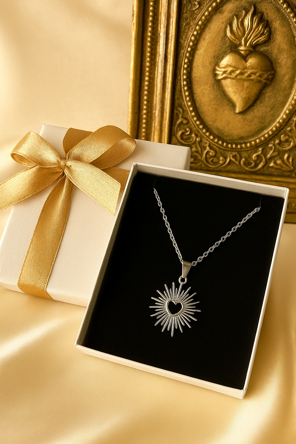 Wild & Free - Wholesale Dangle Earrings - Collar de sagrado corazón0