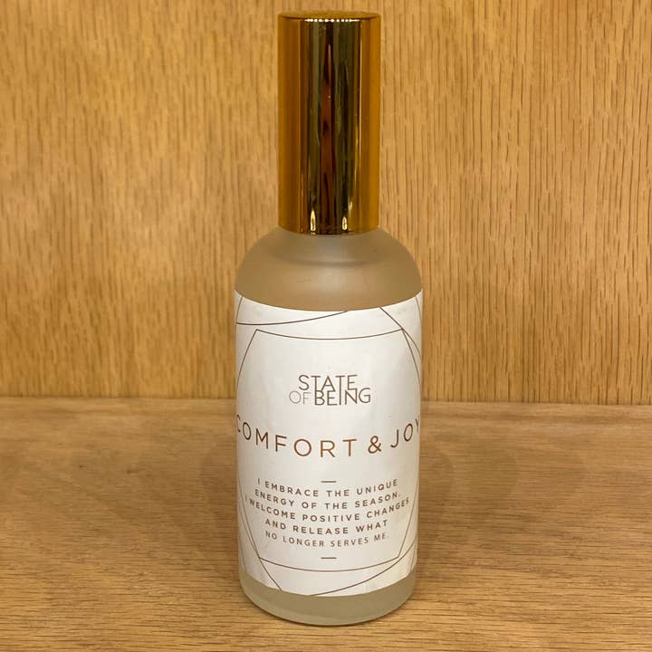 Comfort & Joy Room Perfume & Linen Spray for wholesale by State of Being