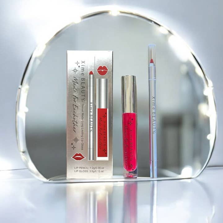 Velvet matte long lasting lip gloss cheeky for wholesale by XIME BEAUTY