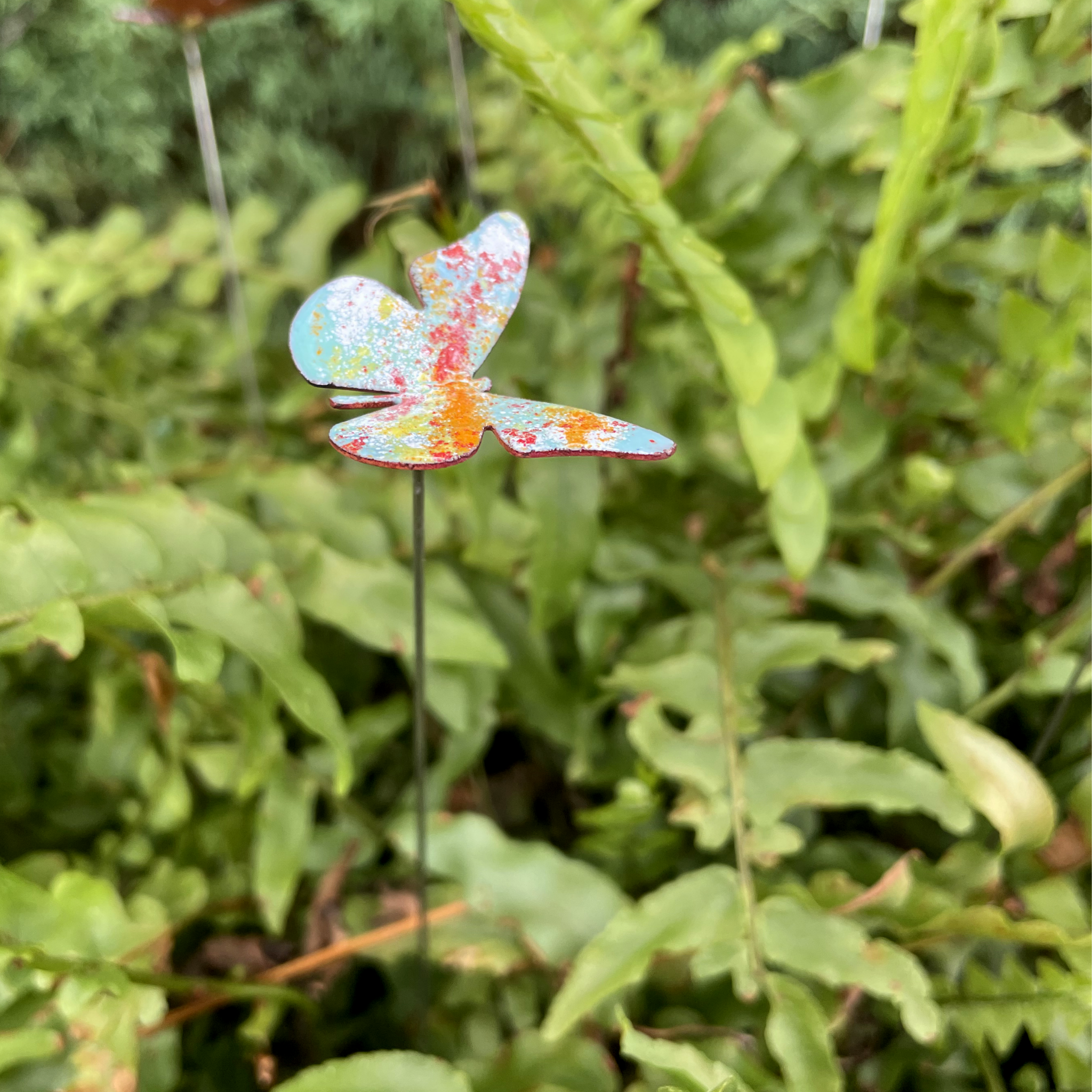 Clever Goods by Annabelle Noel Designs - Wholesale Garden/Lawn Stake - Small Copper Enamel Butterflies13