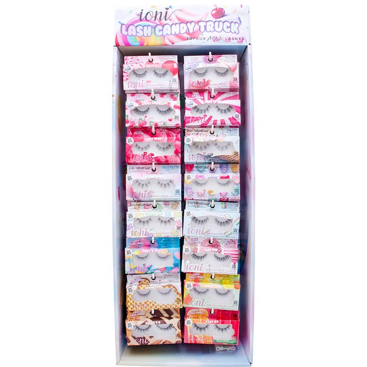 IONI LASH BAR LASH CANDY TRUCK 3D FAUX MINK LAS, 686PW 24LC for wholesale by JOIA ACCESSORIES