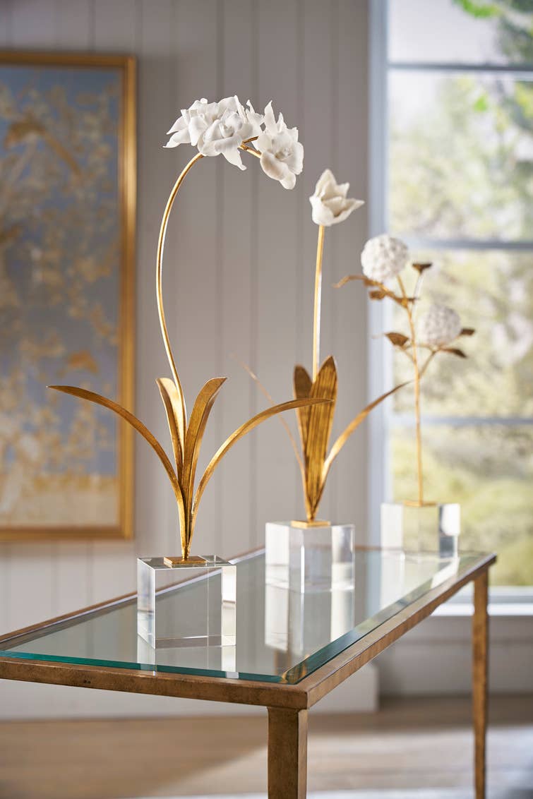 Chelsea House - Wholesale Decorative Tabletop Object - Tulip In Stand2