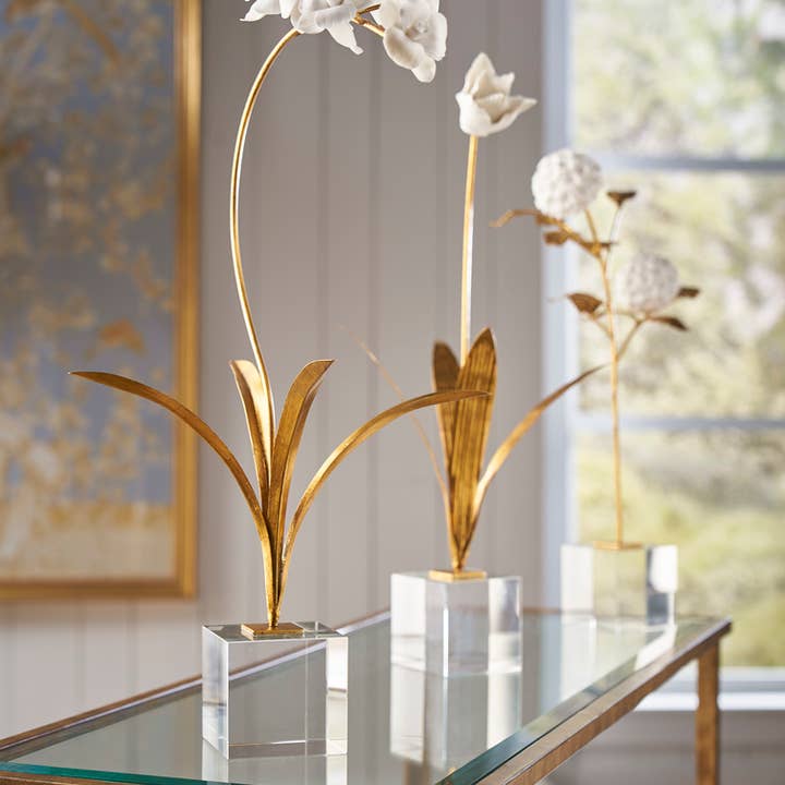 Chelsea House - Wholesale Decorative Tabletop Object - Tulip In Stand2