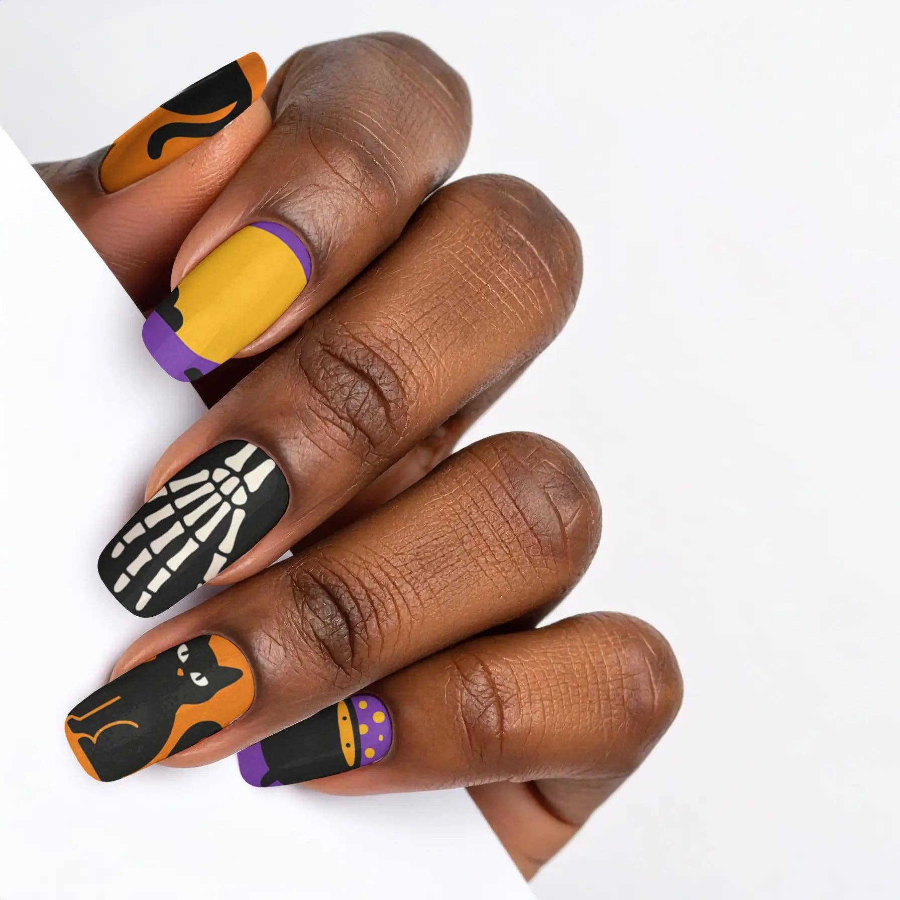 FYNE BODY - Wholesale Press-on/fake nails - Eclipse Enchantment Black Halloween Press-On Nails76