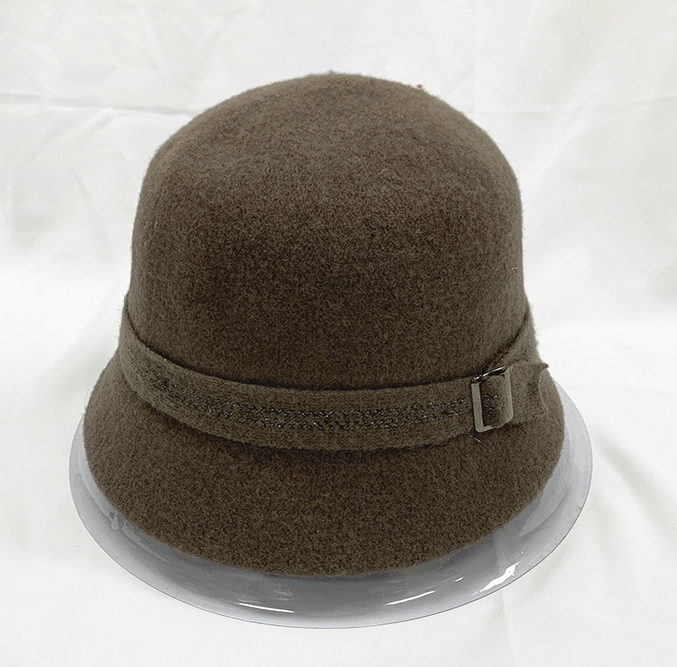 Comfortarians - Wholesale Bucket Hat - Women's - FW Women's Bunge Riding Hat Wool Hat Cloche Hat Bucket Hat1