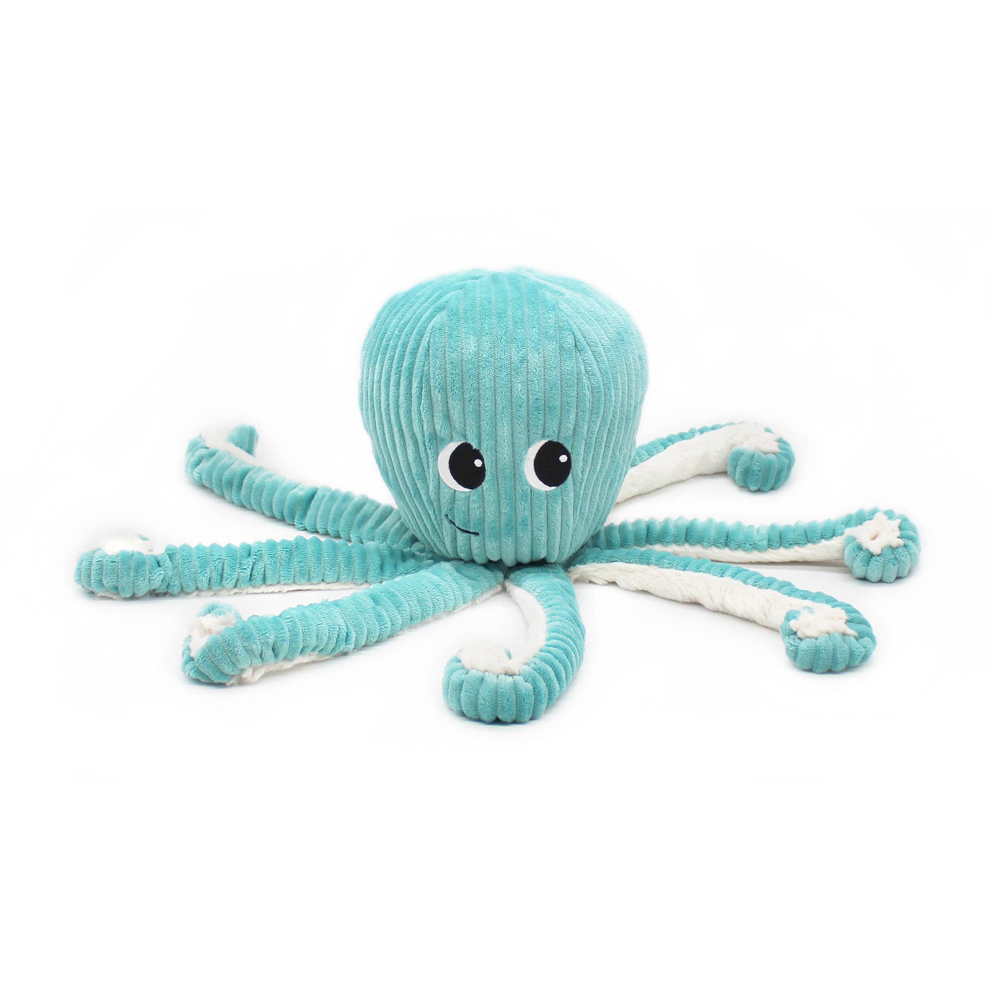 Les Déglingos, France – Großhandel Kuschel-/Plüschtier – Kind & Baby – LES PTIPOTOS - 45CM PLÜSCH MAMA&BABY OKTOPUS AQUABLAU1