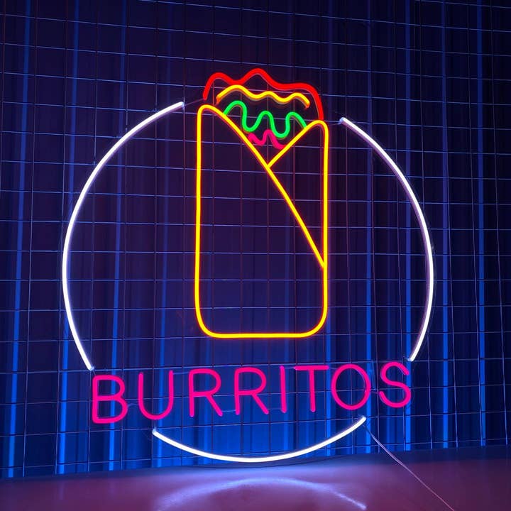 Glow Neon - Wholesale Neon Sign - Burritos Neon Sign, Doner Kebab Led Sign, Shawarma Light2