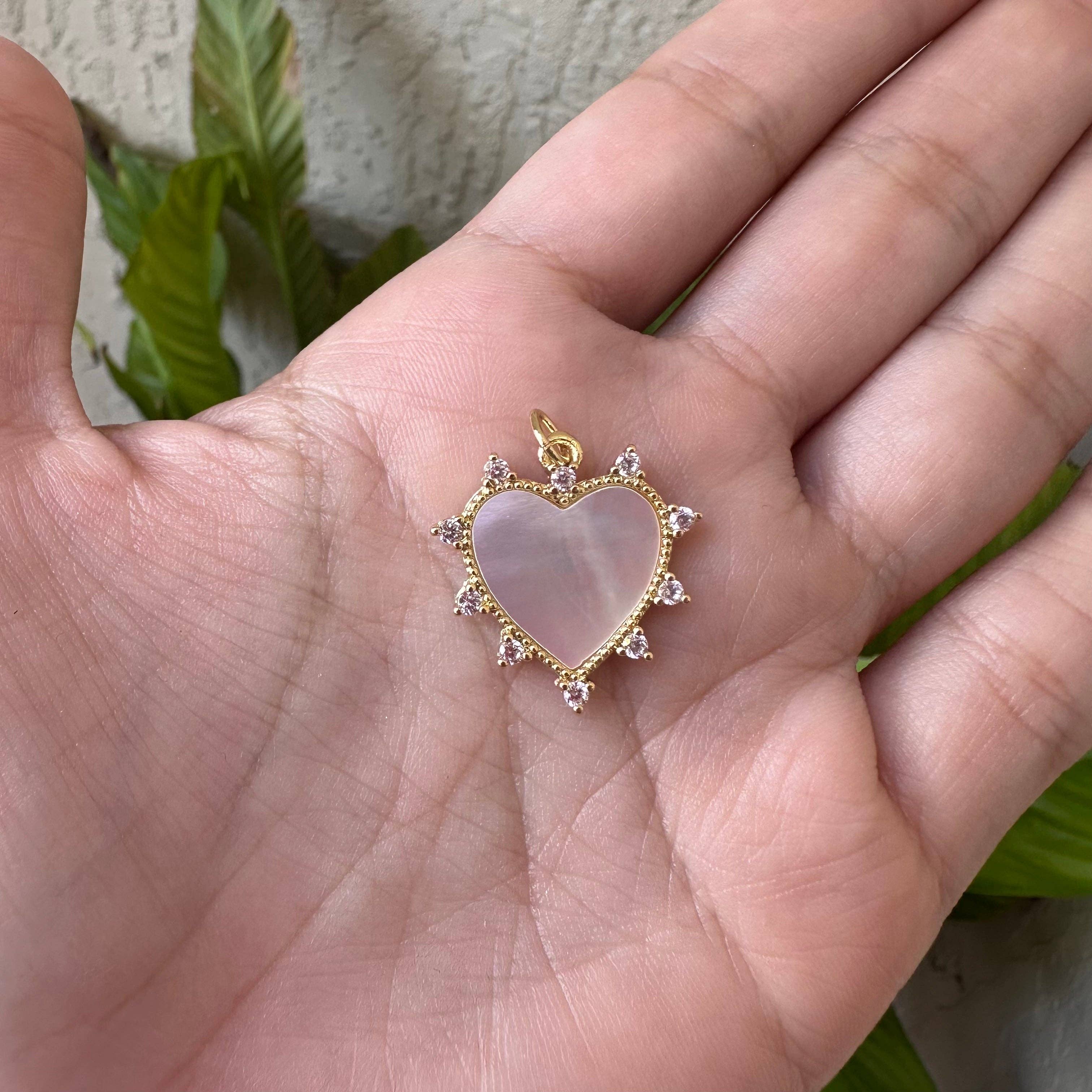 E ACCESORIES JEWERLY – Engroshandel Vedhæng/charm – Hjerte Nacar Charm1