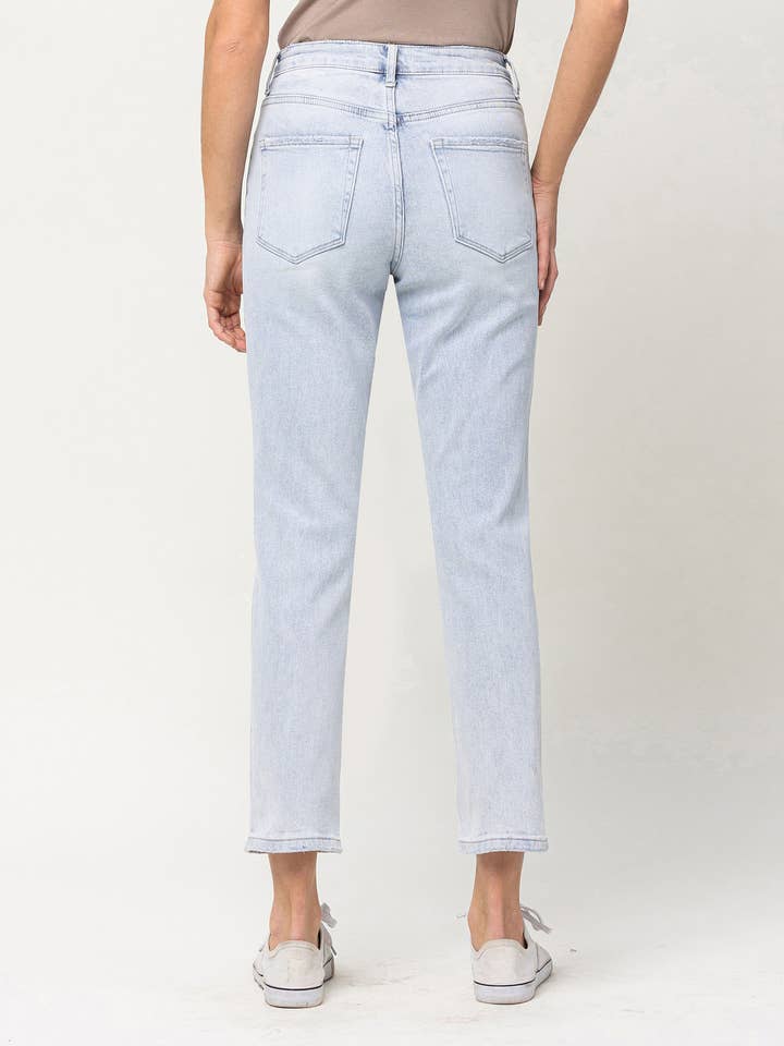 MULINO JEANS DA MAMMA ELASTICIZZATI A VITA SUPER ALTA V2272 in vendita all'ingrosso su Faire6